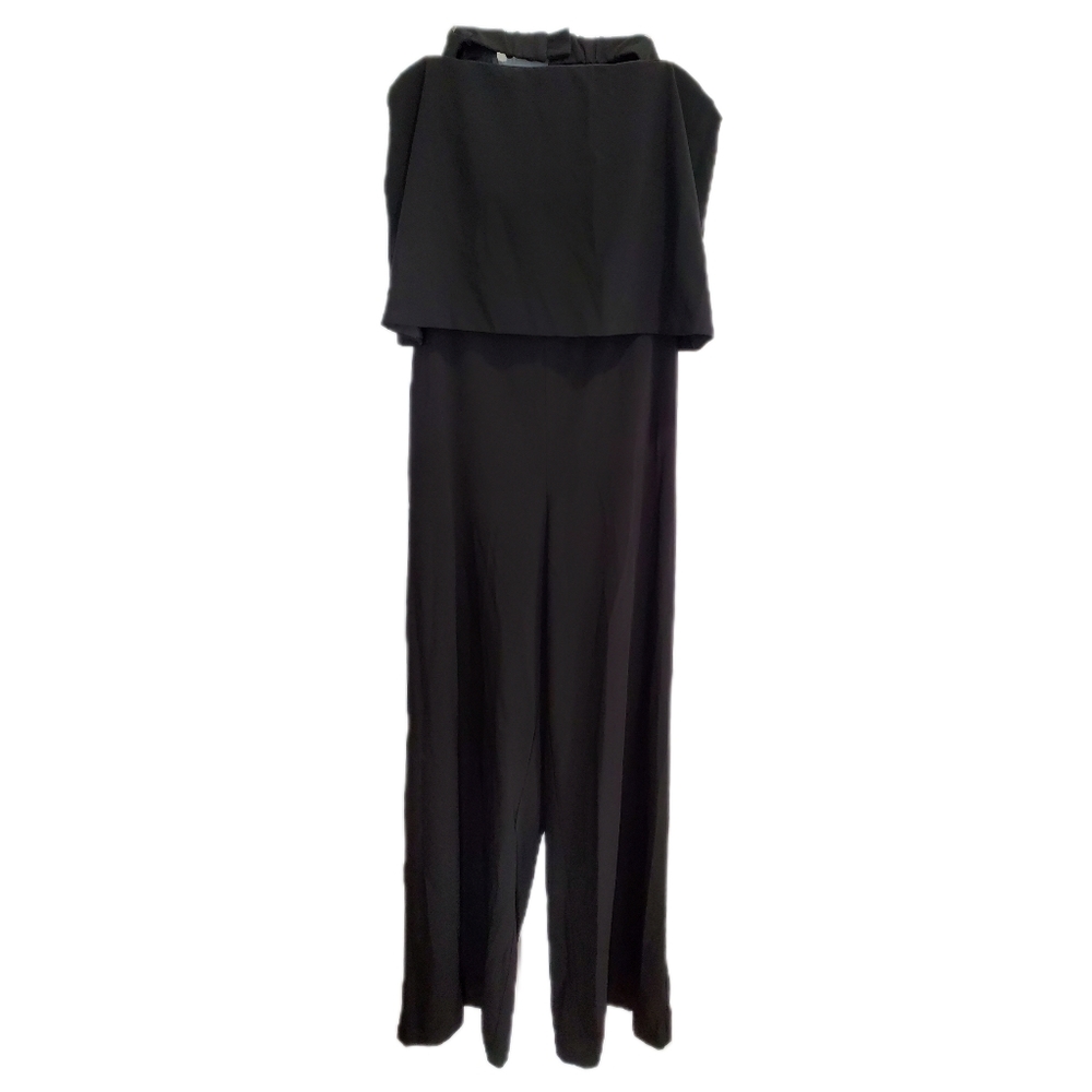 Black Strapless Jumpsuit